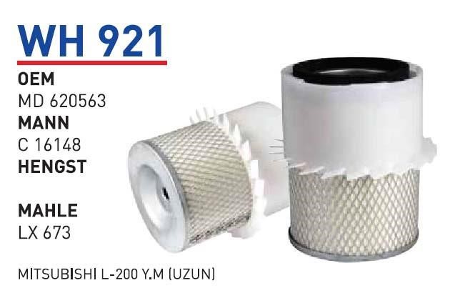 Wunder WH 921 Air filter WH921