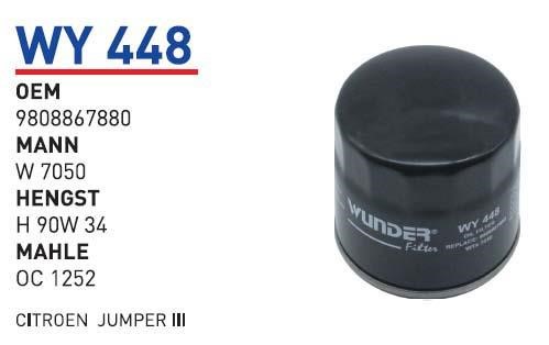 Wunder WY 448 Oil Filter WY448