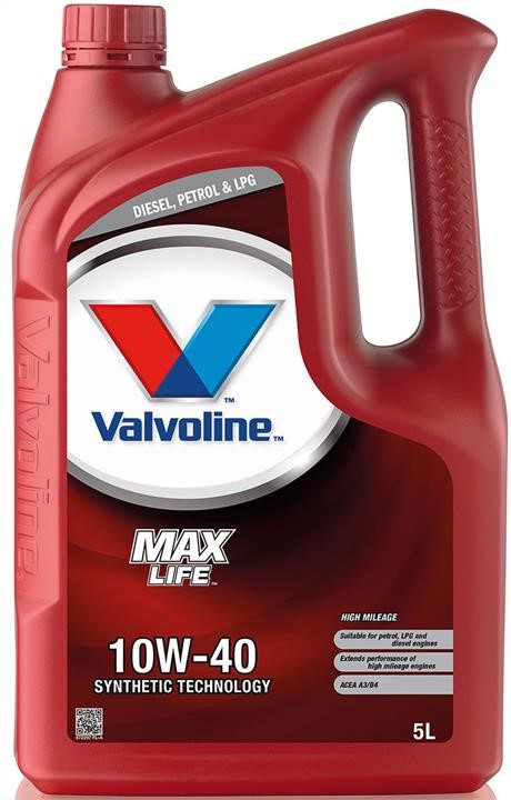 Valvoline 872297 Engine oil Valvoline Maxlife 10W-40, 5L 872297