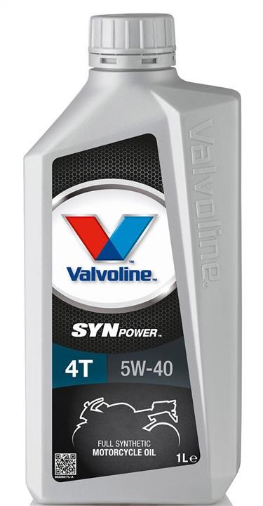 Valvoline 862060 Motor Oil Valvoline SynPower 4T 5W-40 API SN JASO MA 2/MA/T 903/T 904 1L 862060