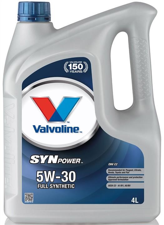 Valvoline 872521 Engine oil Valvoline SynPower ENV C2 5W-30, 4L 872521