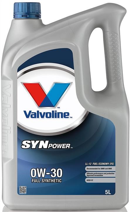 Valvoline 881636 Engine oil Valvoline Synpower LL-12 FE 0W-30, 5L 881636