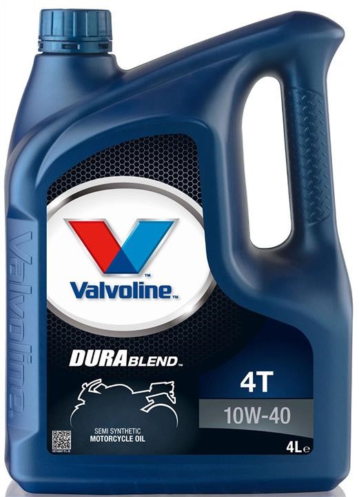 Valvoline VE14207 Motor Oil Valvoline DuraBlend 4T 10W-40 API SL JASO MA 2/MA 4L VE14207