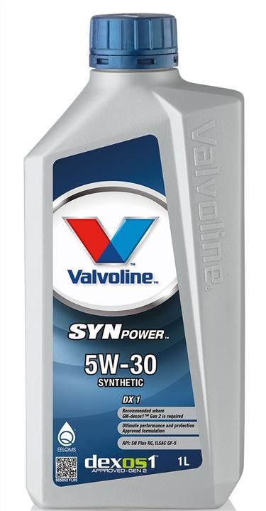 Valvoline 885852 Engine oil Valvoline SynPower DX1 5W-30, 1L 885852