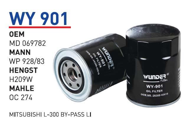 Wunder WY 901 Oil Filter WY901