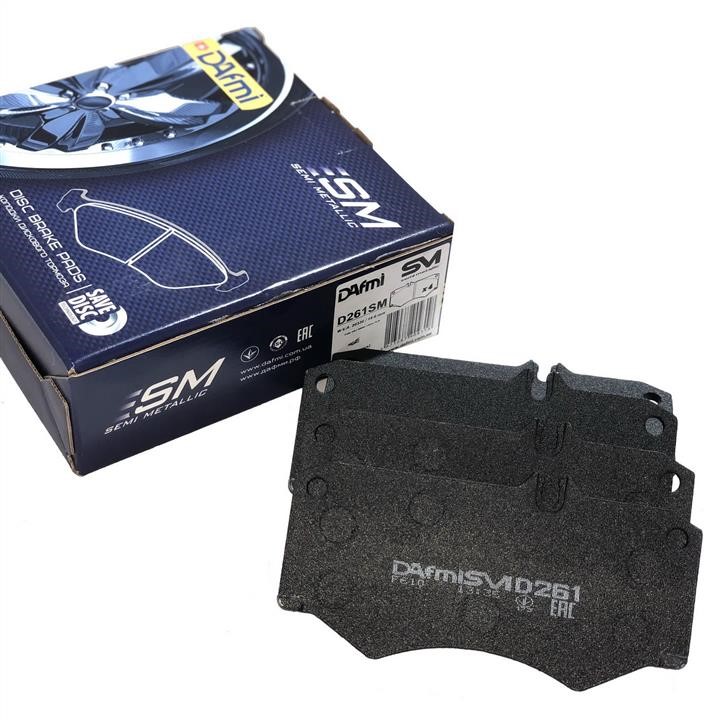 DAfmi D261SMI Front disc brake pads, set D261SMI