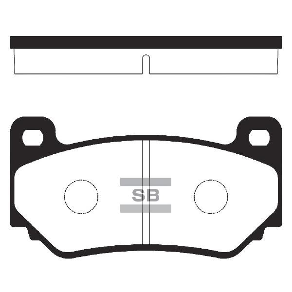 Sangsin SP2218 Front disc brake pads, set SP2218