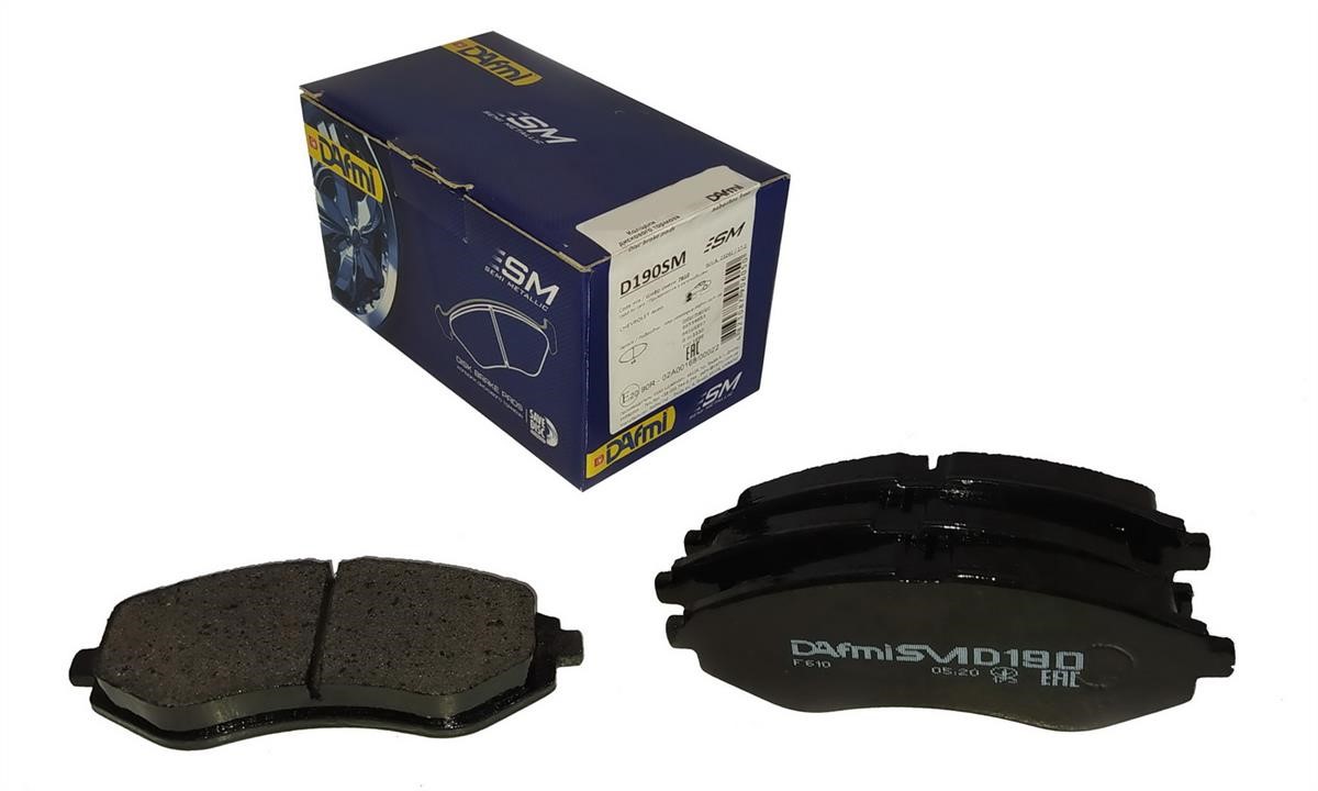 DAfmi D190SM Front disc brake pads, set D190SM