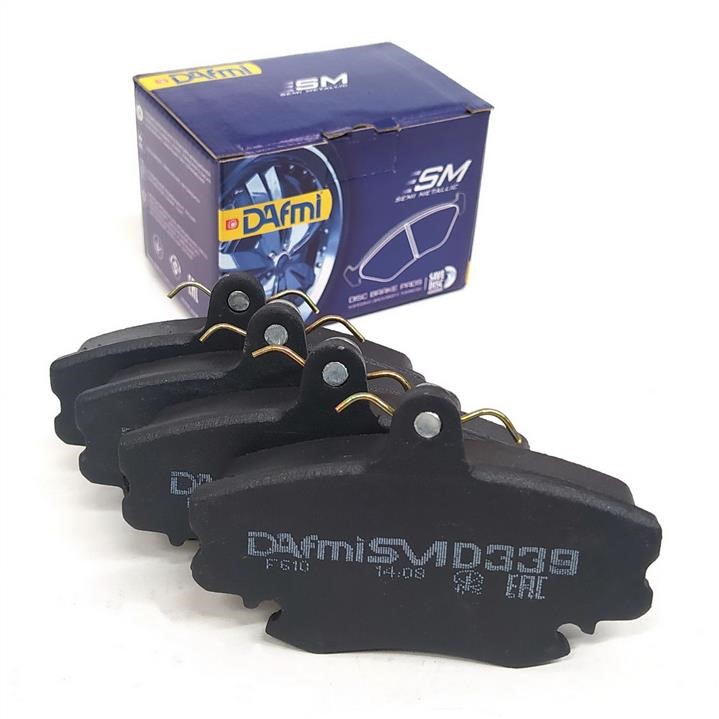 DAfmi D339SM Front disc brake pads, set D339SM