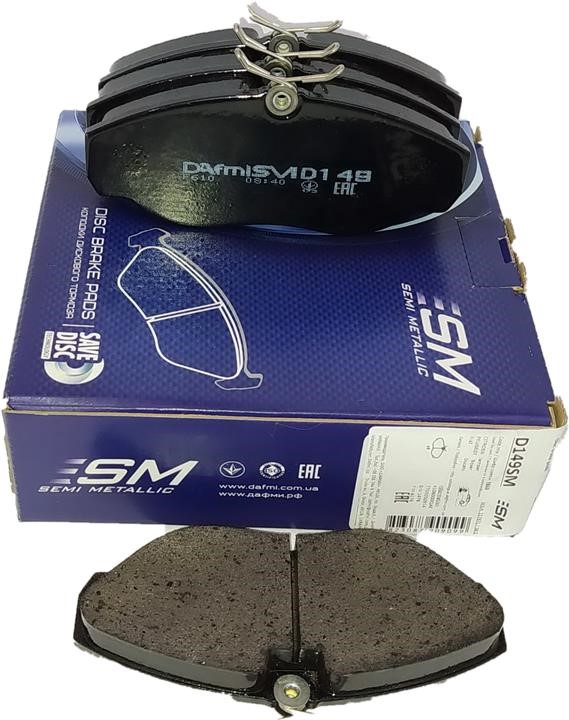 DAfmi D149SM Front disc brake pads, set D149SM