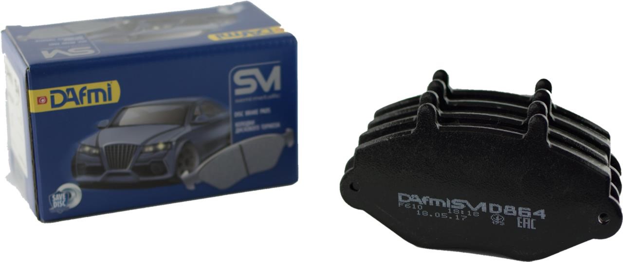 DAfmi D864SM Front disc brake pads, set D864SM