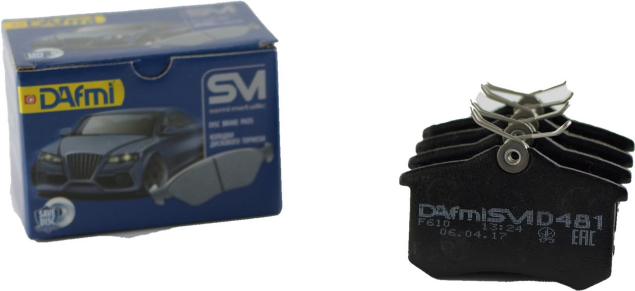 DAfmi D481SM Rear disc brake pads, set D481SM