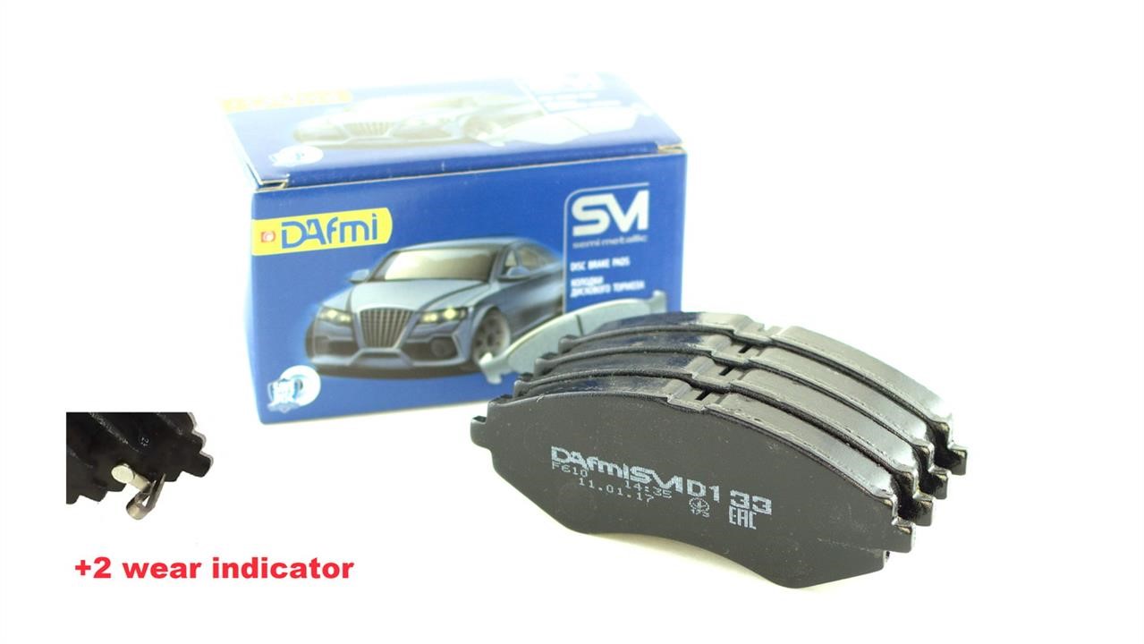 DAfmi D133SMI Front disc brake pads, set D133SMI