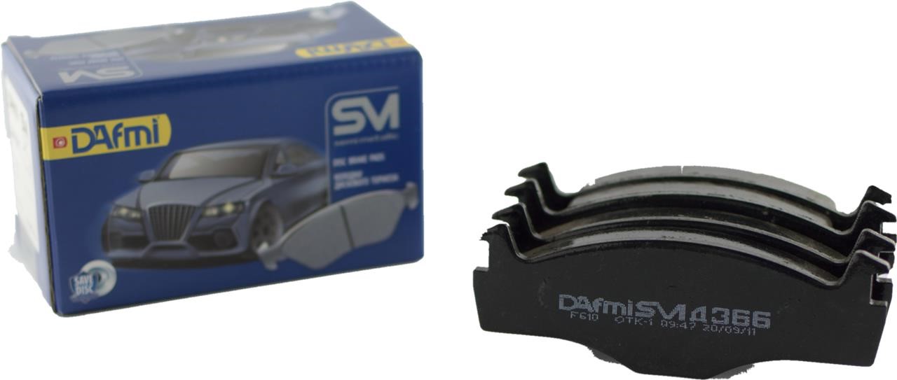 DAfmi D366SM Front disc brake pads, set D366SM