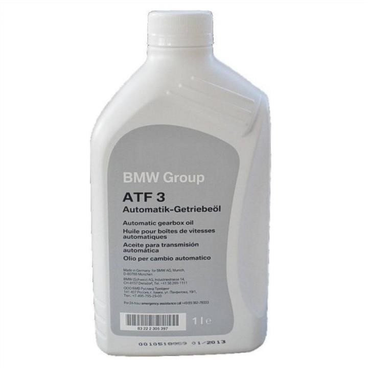 Transmission oil BMW ATF +3, 1L BMW 83 22 2 289 720