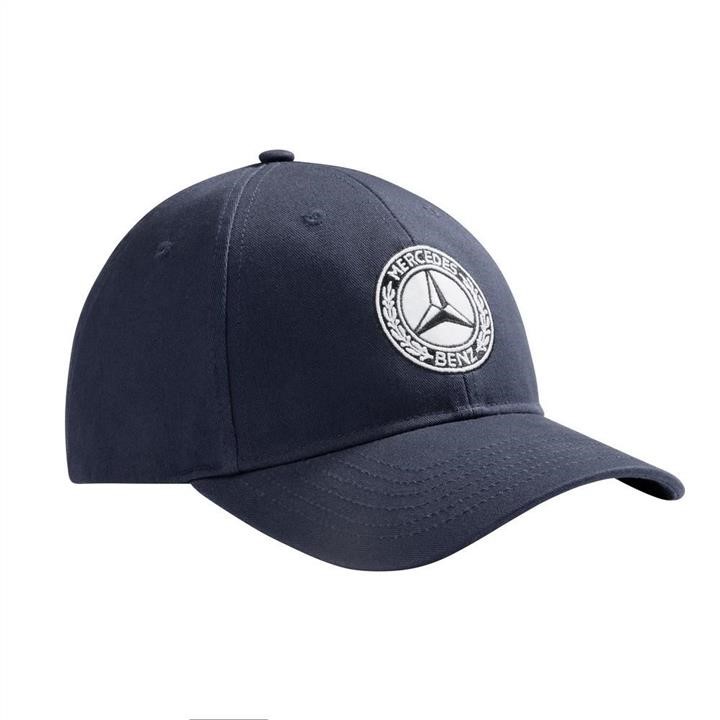 B66041540 Mercedes Men’s Baseball Cap Navy Blue, 100% Cotton