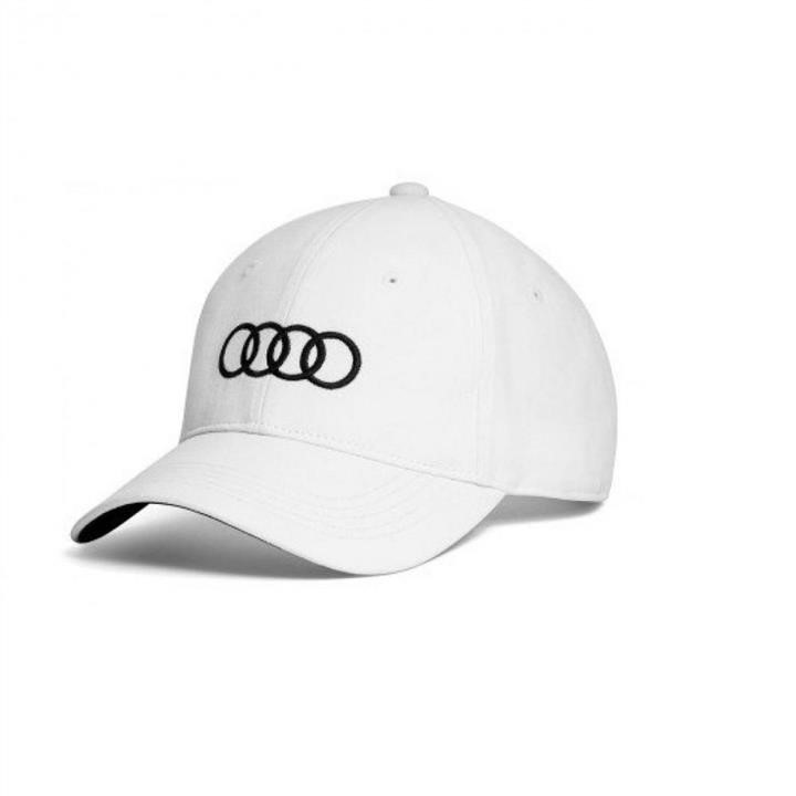 3131701020 VAG Audi Rings Unisex Baseball Cap, White