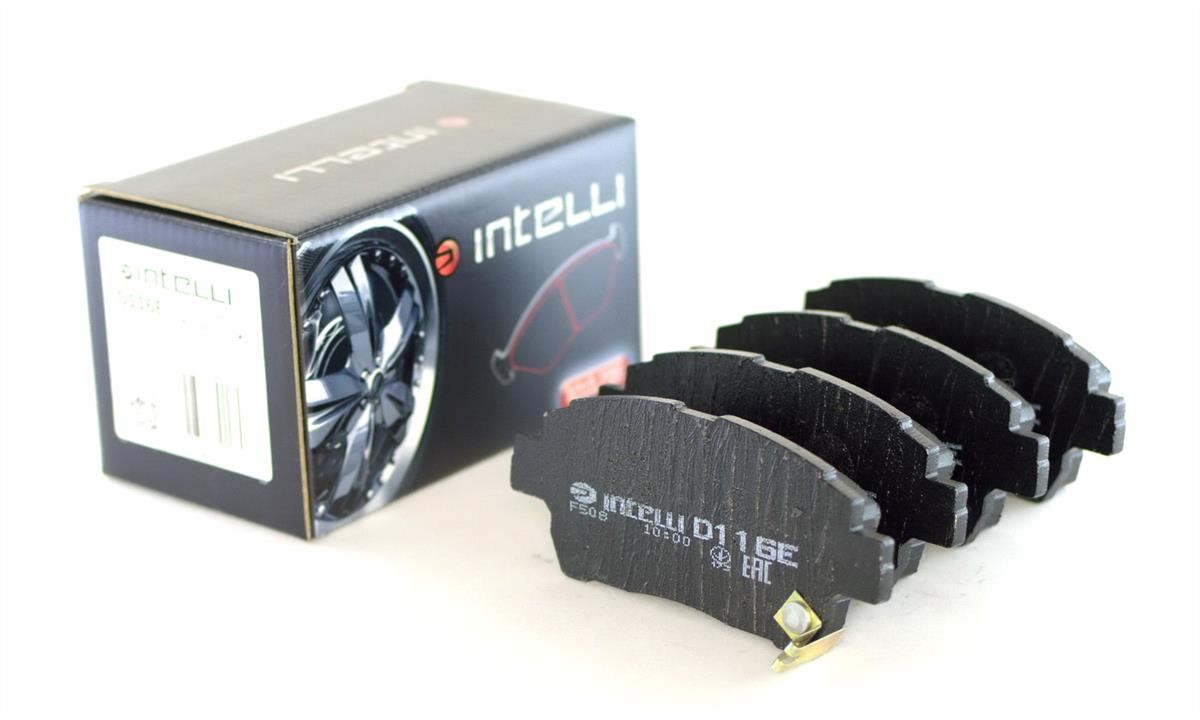 Intelli D116E Front disc brake pads, set D116E