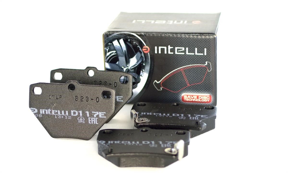 Intelli D117E Front disc brake pads, set D117E