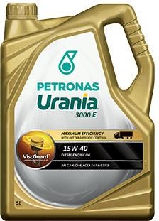 Petronas 21415019 Engine oil PETRONAS URANIA 3000 E 15W-40 ACEA E7, API CI-4, 5 l 21415019
