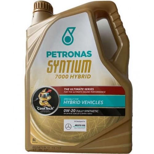 Petronas 70289M12EU Engine oil Petronas Syntium 7000 Hybrid 0W-20, 5L 70289M12EU