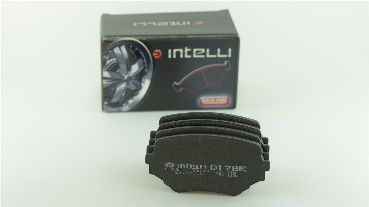 Intelli D178E Front disc brake pads, set D178E