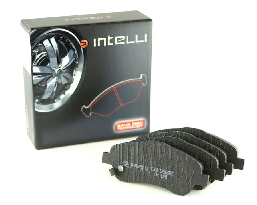 Intelli D126E Front disc brake pads, set D126E