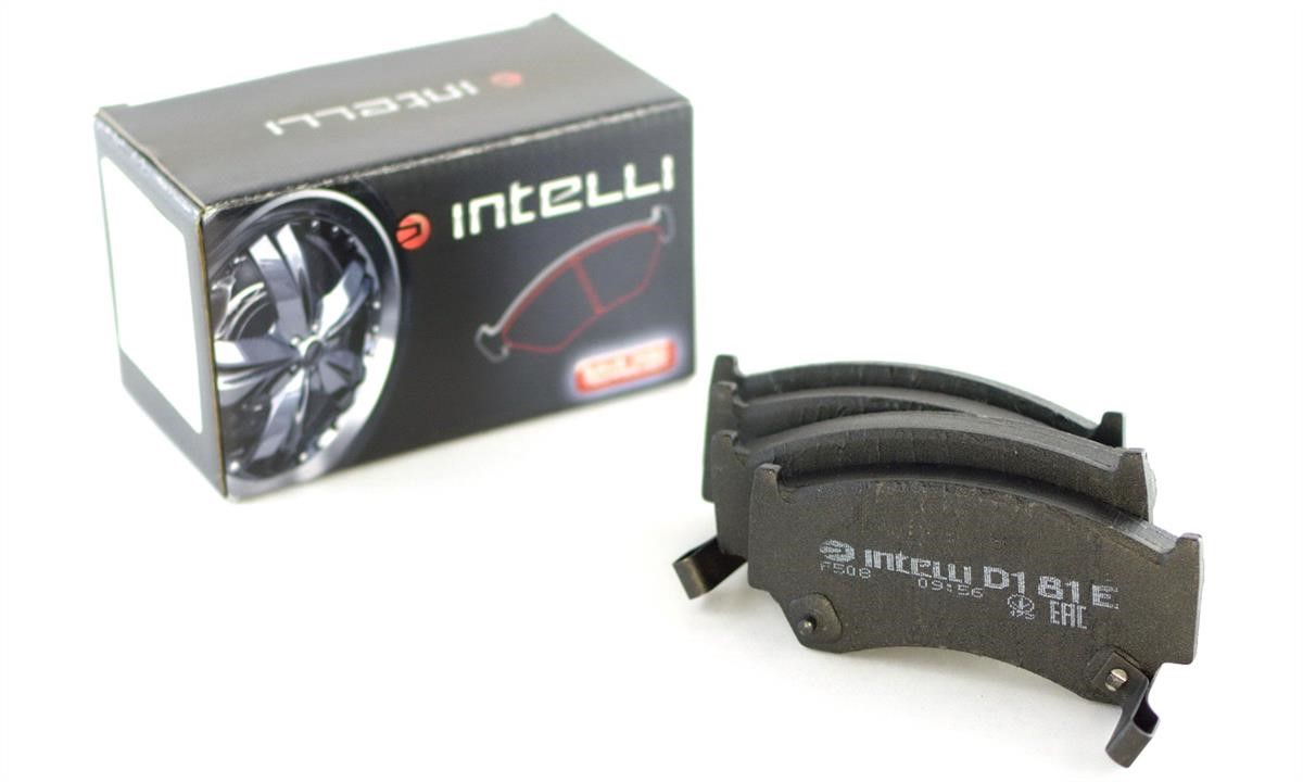 Intelli D181E Front disc brake pads, set D181E