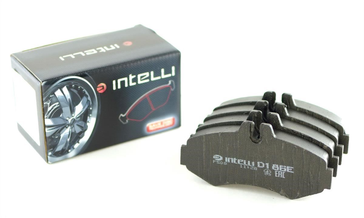 Intelli D186E Front disc brake pads, set D186E