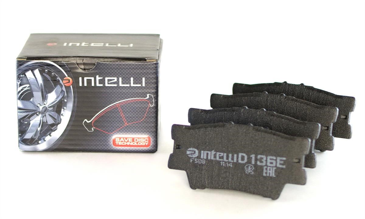 Intelli D136E Rear disc brake pads, set D136E