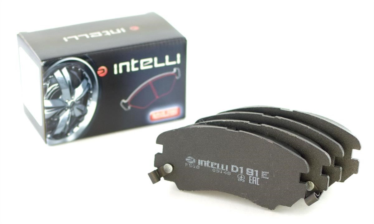 Intelli D191E Front disc brake pads, set D191E