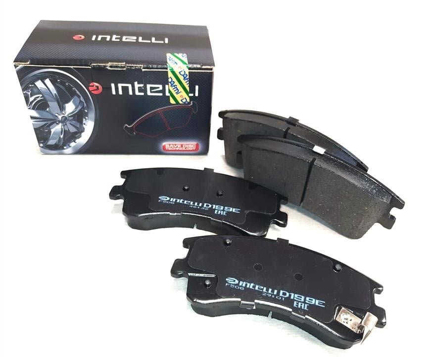 Intelli D199E Front disc brake pads, set D199E