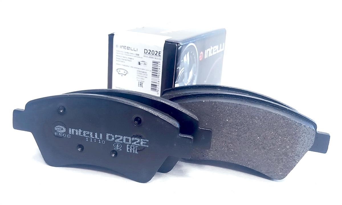 Intelli D202E Front disc brake pads, set D202E