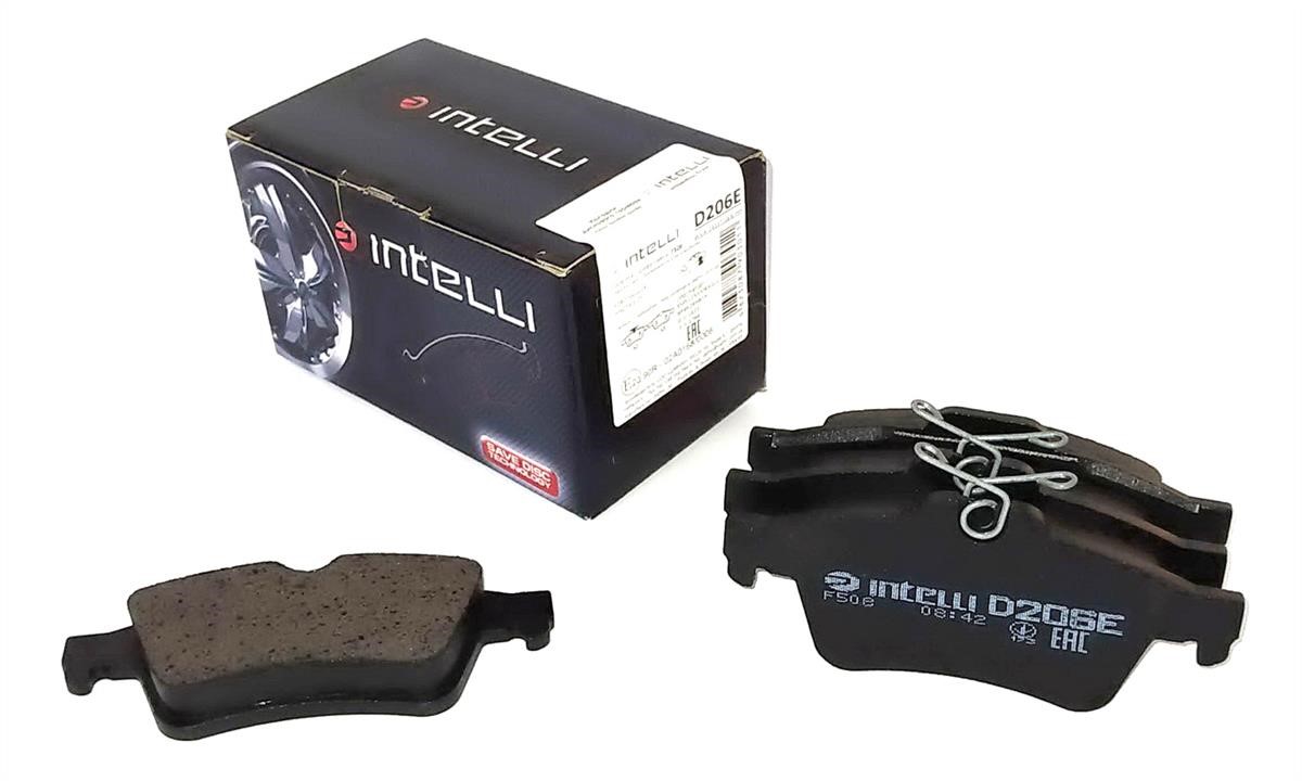 Intelli D206E Rear disc brake pads, set D206E