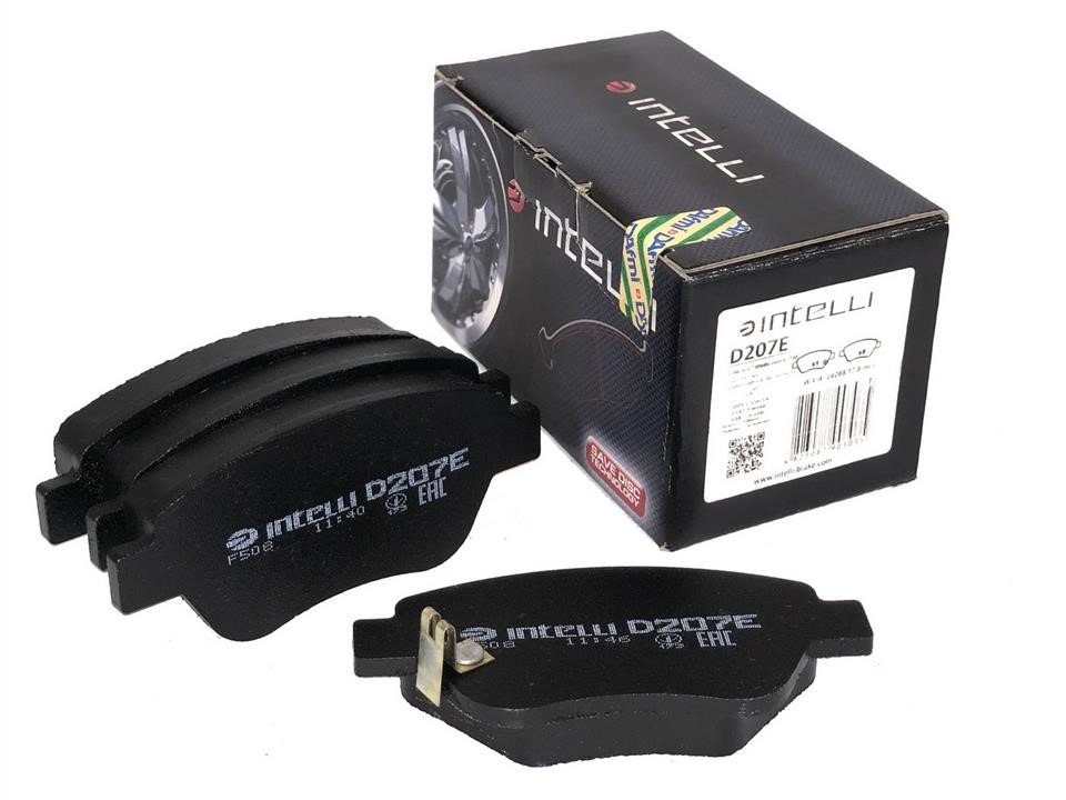 Intelli D207E Front disc brake pads, set D207E