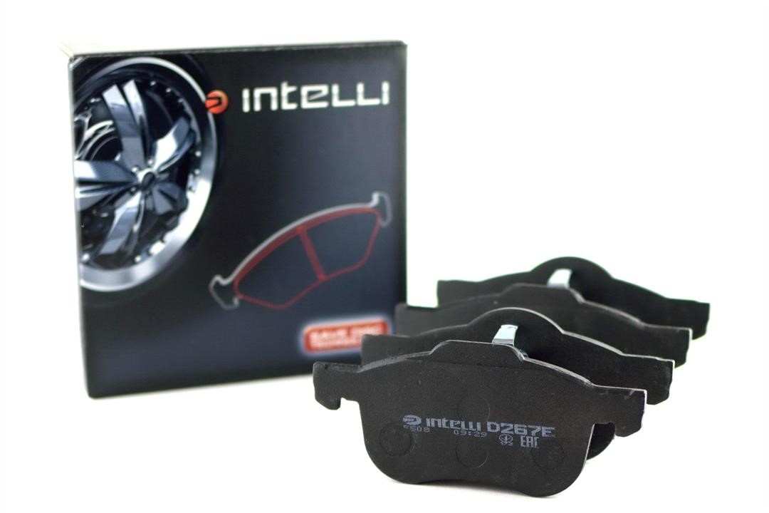 Intelli D267E Front disc brake pads, set D267E