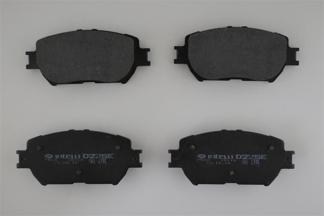Intelli D225E Front disc brake pads, set D225E