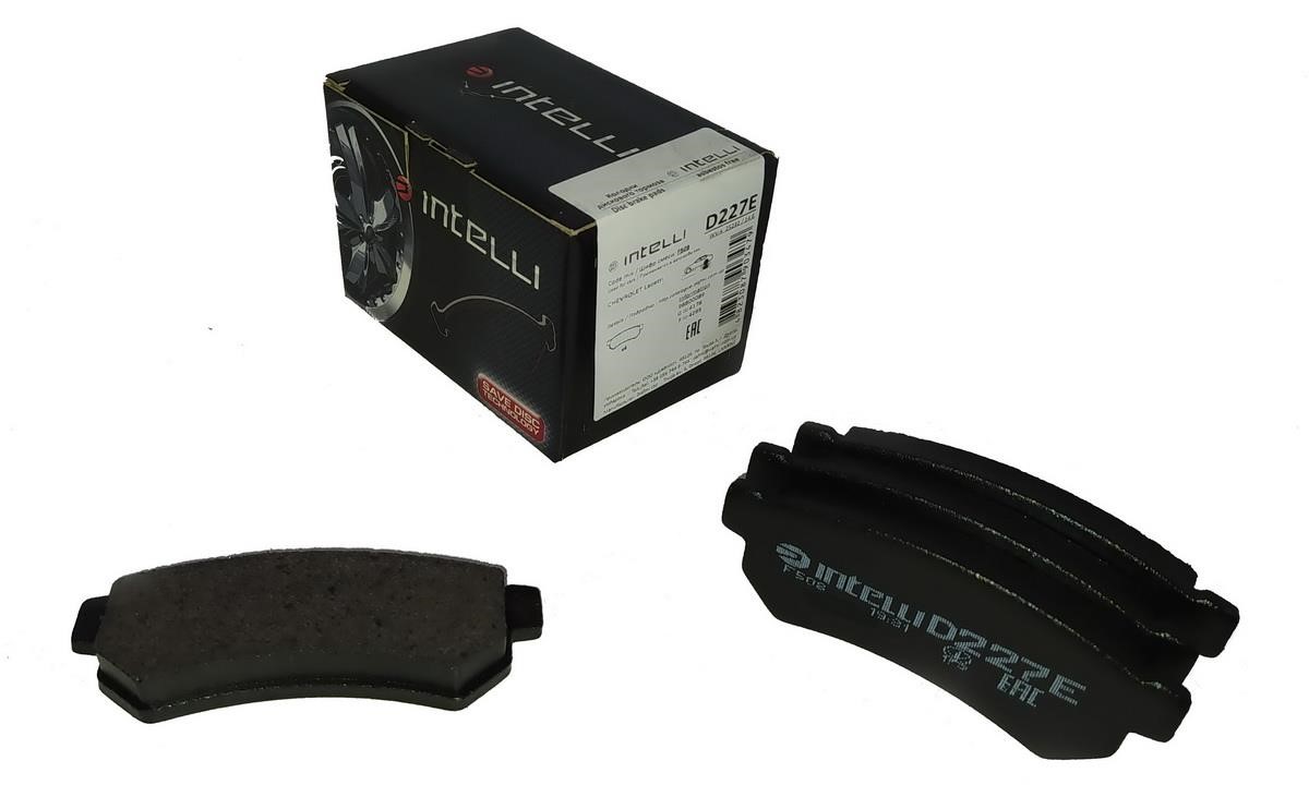 Intelli D227E Rear disc brake pads, set D227E