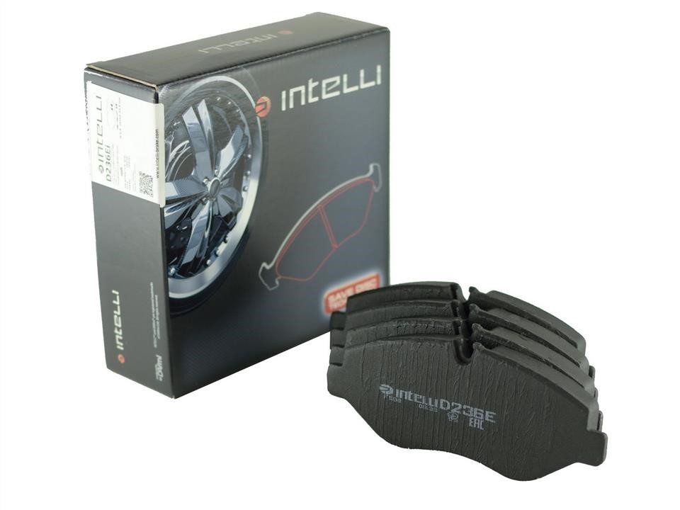 Intelli D236E Front disc brake pads, set D236E