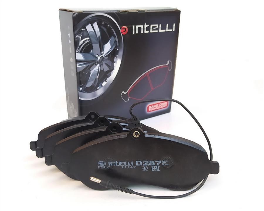 Intelli D287E Front disc brake pads, set D287E
