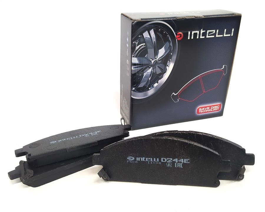Intelli D244E Front disc brake pads, set D244E