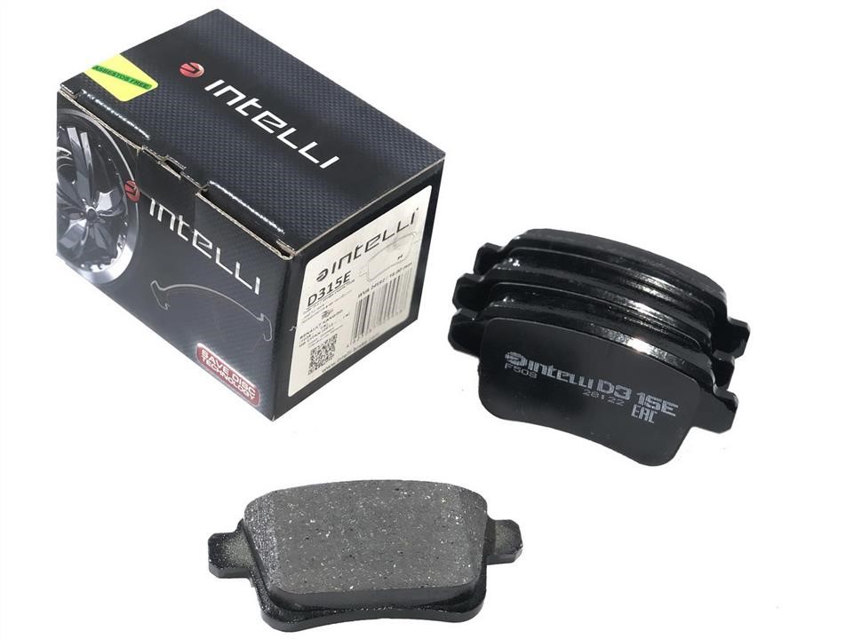 Intelli D315E Rear disc brake pads, set D315E