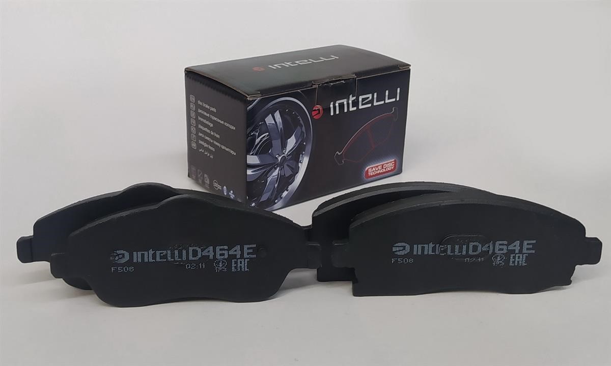 Intelli D464E Front disc brake pads, set D464E