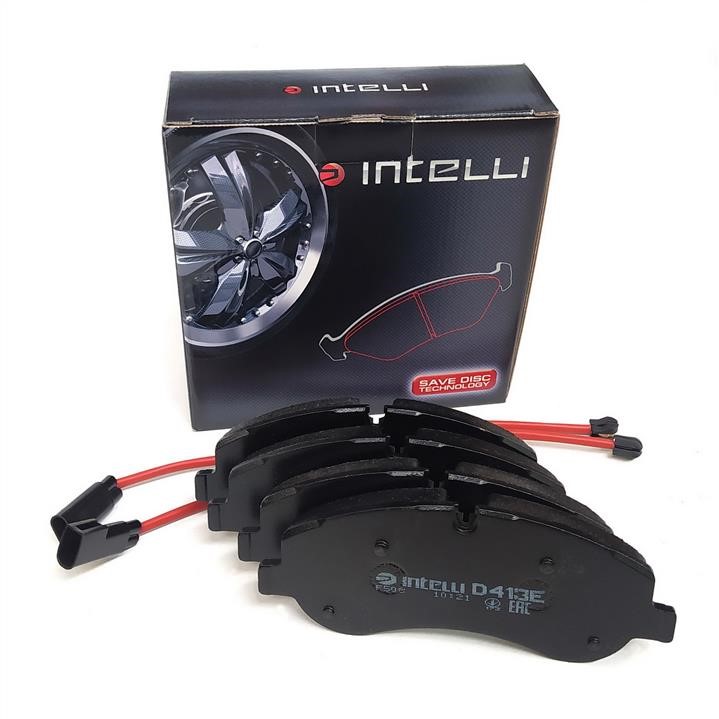 Intelli D413E Front disc brake pads, set D413E