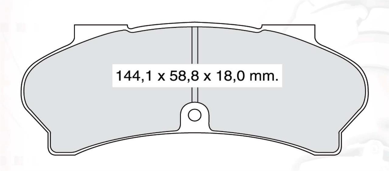 Intelli D499E Front disc brake pads, set D499E