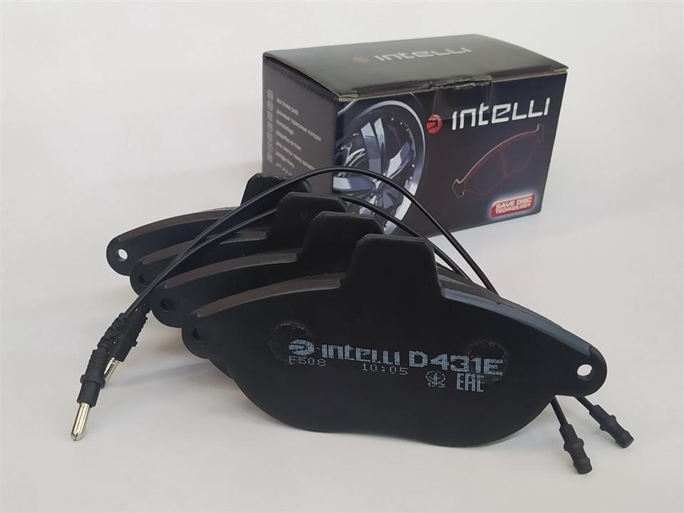 Intelli D431E Front disc brake pads, set D431E