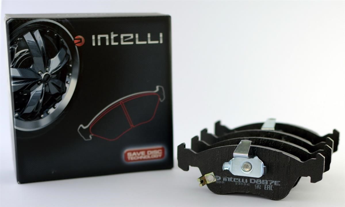 Intelli D897E Front disc brake pads, set D897E