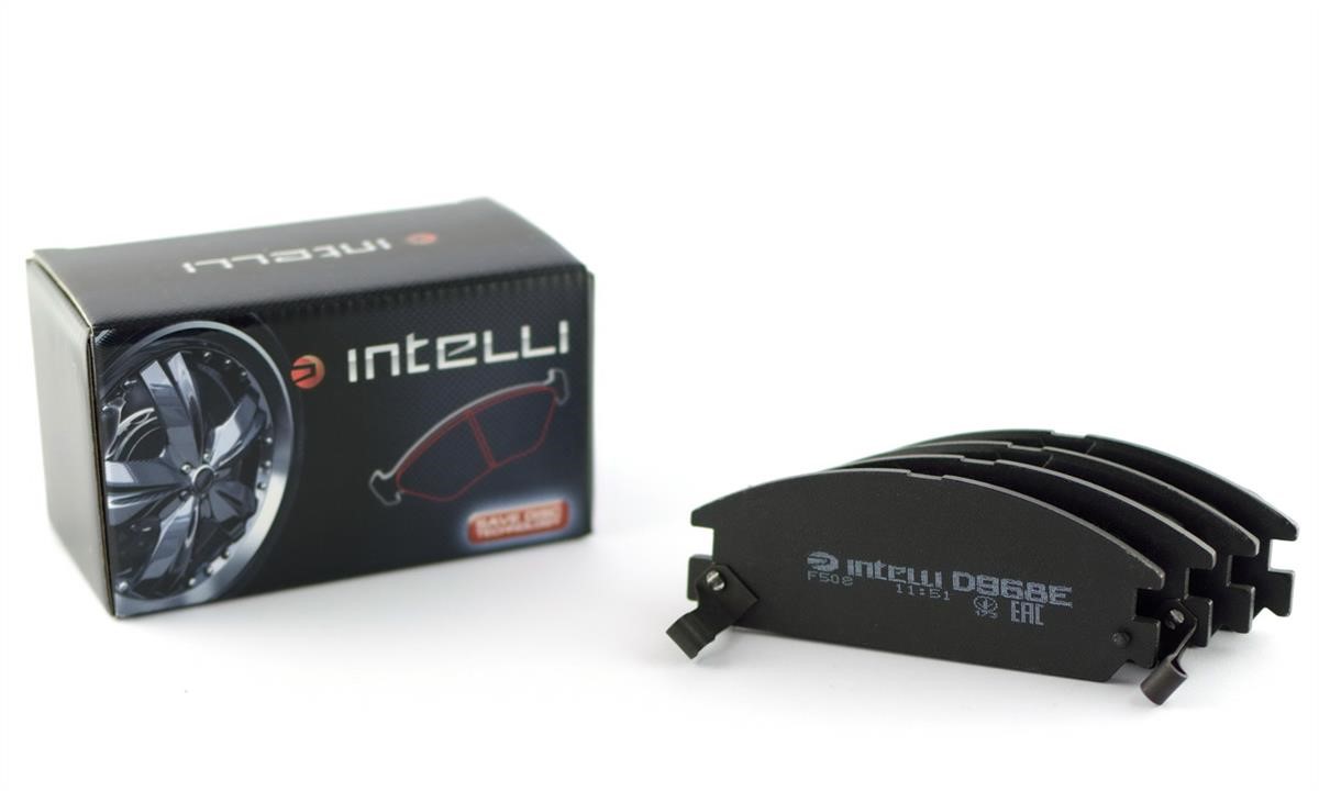 Intelli D968E Front disc brake pads, set D968E