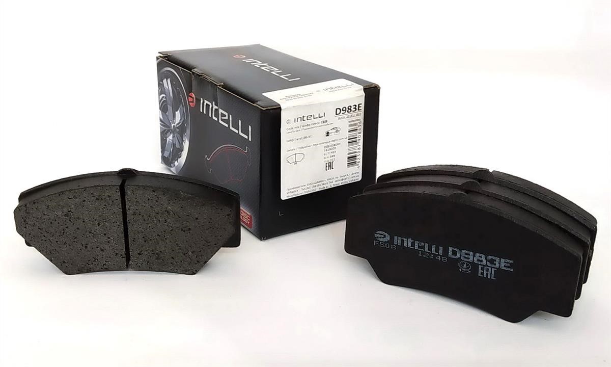 Intelli D983E Front disc brake pads, set D983E