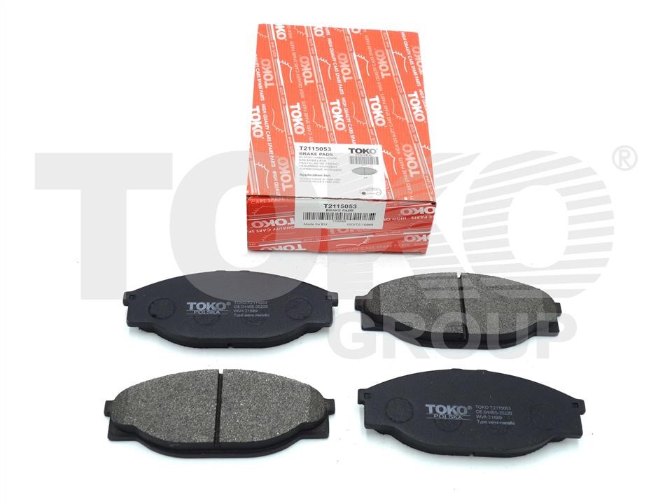 Toko T2115053 Front disc brake pads, set T2115053